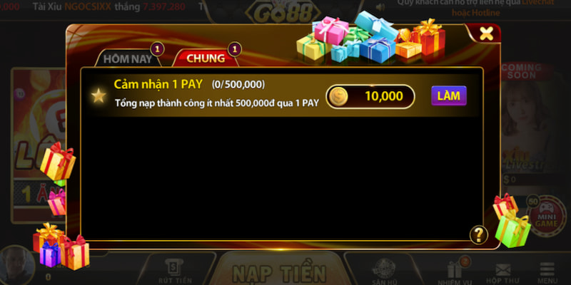 Tại sao gamers không nhận được tiền khuyến mãi Go88?